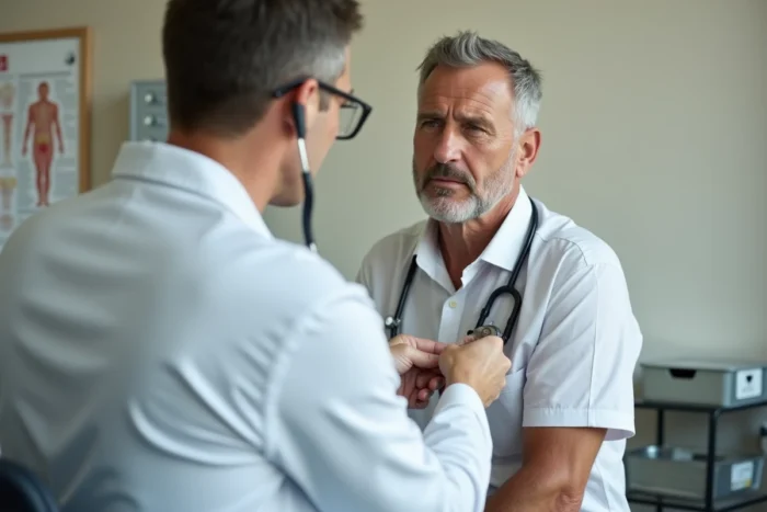 Consultation médicale d'un patient présentant des symptômes inhabituels liés au Covid 2026