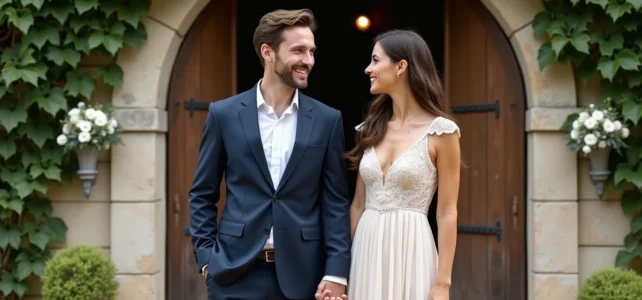 Le mariage discret du couple Olivier Bossard et Alicia Dauby fascine le public
