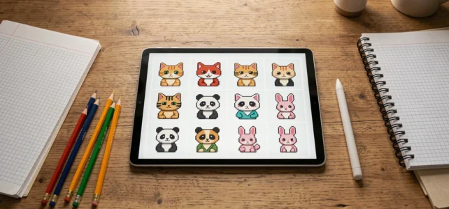 15 idées de pixel art animaux faciles et adorables à créer pour débutants
